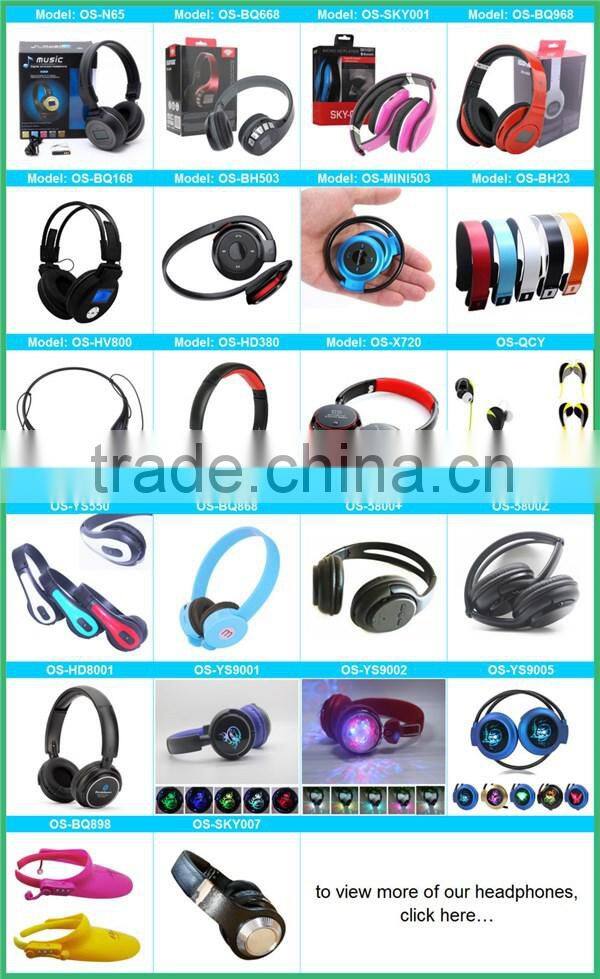 Sport style Wireless Bluetooth Headphone with TV MP3 Player(OS-5800+)