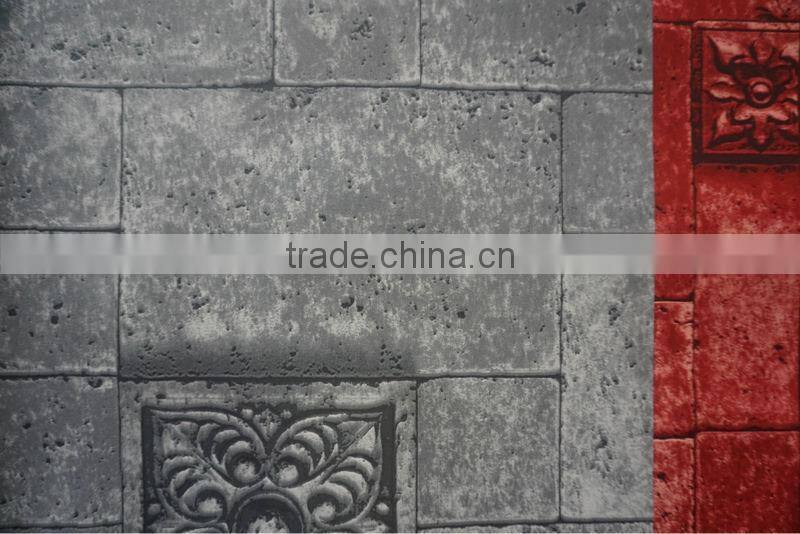 3d stone wallpaper for home decoration