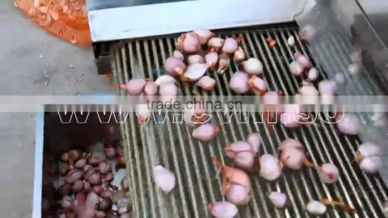 small onion peeling machinel/onion peeler/small onion skin stripper/onion skin removing machine