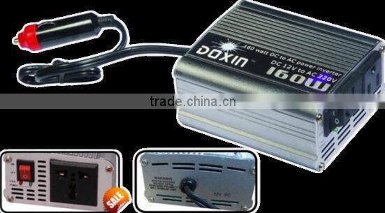 160watts plug and play grid tie inverter dc12v to ac220v with USB car inverter
