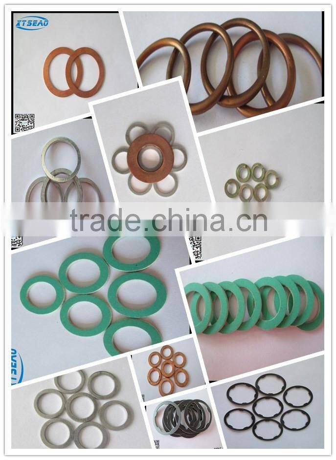 Hollow ring copper gasket