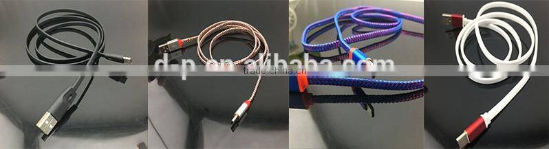 china supplier shoelace design LED usb cable 5 pin Micro usb cable for mobile phone