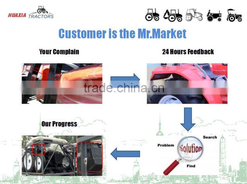 Farmtrac brand tractors HX454 554 604 tractors 4WD with CE certification