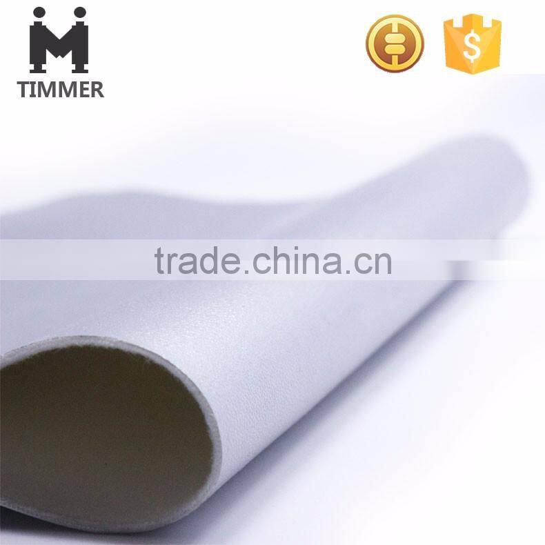 high quality shining pu glazed leather fabric for shoes/ bags