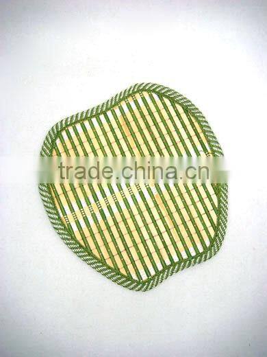 2pcs Square Bamboo Mats For One Dollar Item,Heat Resistant For Kitchen Use