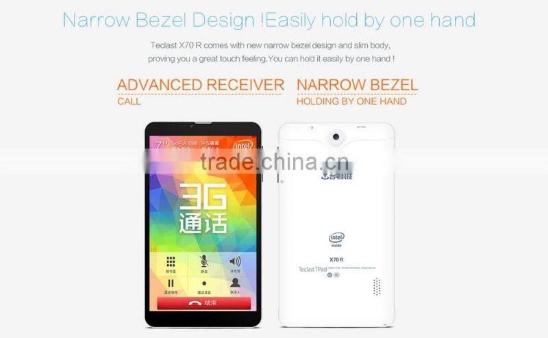 Teclast X70 R 3G WCDMA Android 5.1 7 inch IPS Retina Screen Intel SoFIA Atom X3-C3230 64bit Quad Core 1GB RAM 8GB ROM Cameras