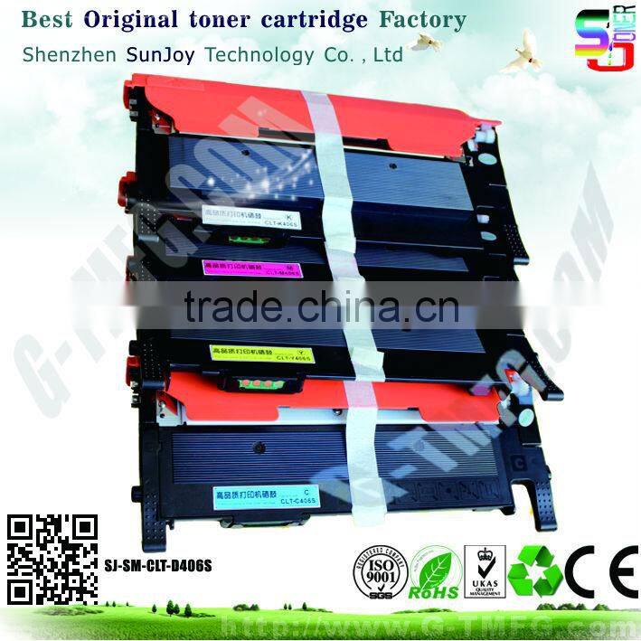 Sunjoy recycled color Laser toner cartridge CLT-K406S for CLP-360 365 368 and CLX-3300 3305