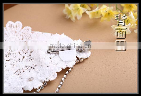 MYLOVE women accessory statement hair jewelry lace handmade MLF117