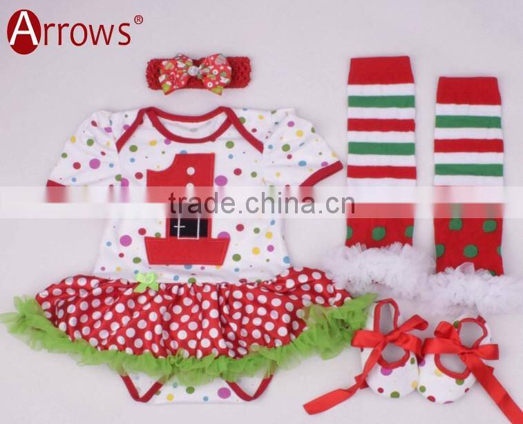 Western Girls Outfits 2016 New Years Children Clothing Set Kids Christmas Clothes for Cute Baby Girl