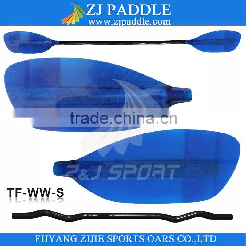 Transparent Whitewater Kayak Paddle