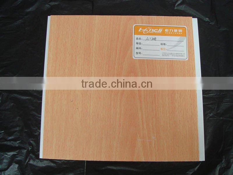 False wood Plastic ceiling panel