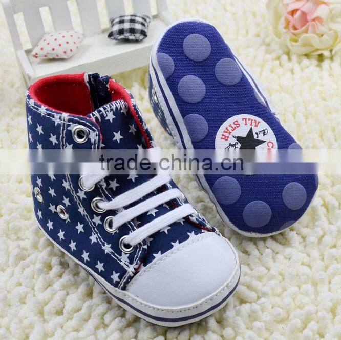 wholesale high quality baby canvas shoes
