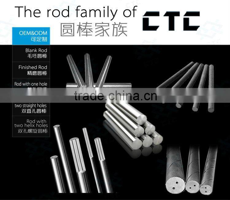 Professional micro grain k20 tungsten carbide solid rods for end mill cutter with CE certificate