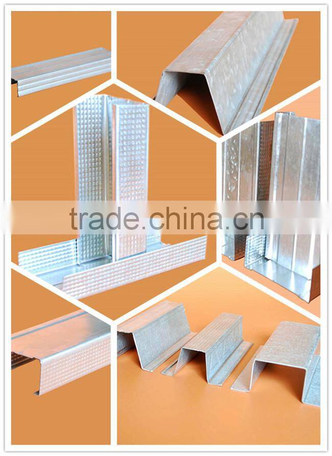Factory price galvalume c section metal stud and track for Indonesia