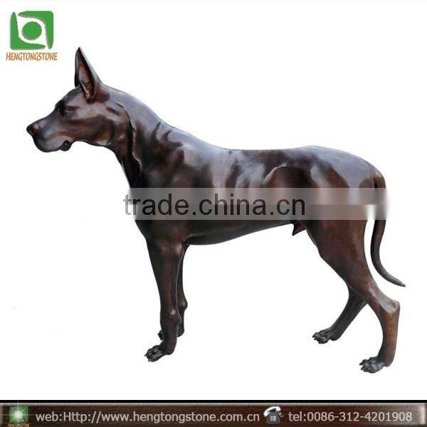 Innovative Gift bronze great dane dog statue