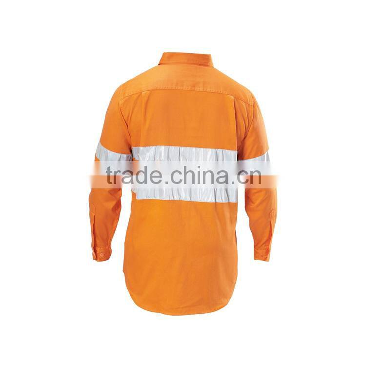 Wholesale Unique Design Bulk Brand Custom High Visibility Long Sleeve Shirts