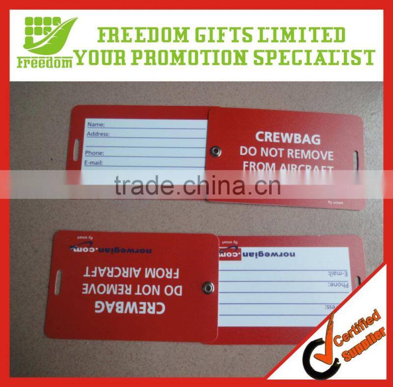 Most Popular Advertising Printing Luggage Tag