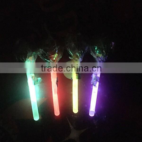 Fancy Lollipop Candy With Glow Stick / Assorted Flavour Fluorescent lollipop