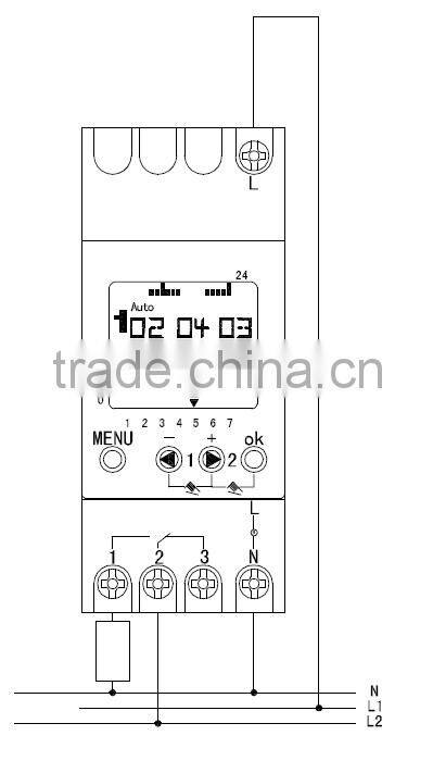 Weekly Holiday Programmable Time Switch AHC808