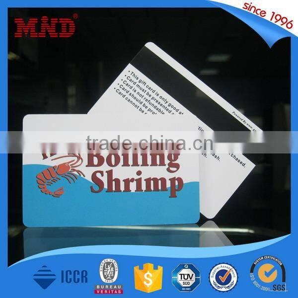 MDP194 Blank card with magnetic stripe blank printing magnetic smart card