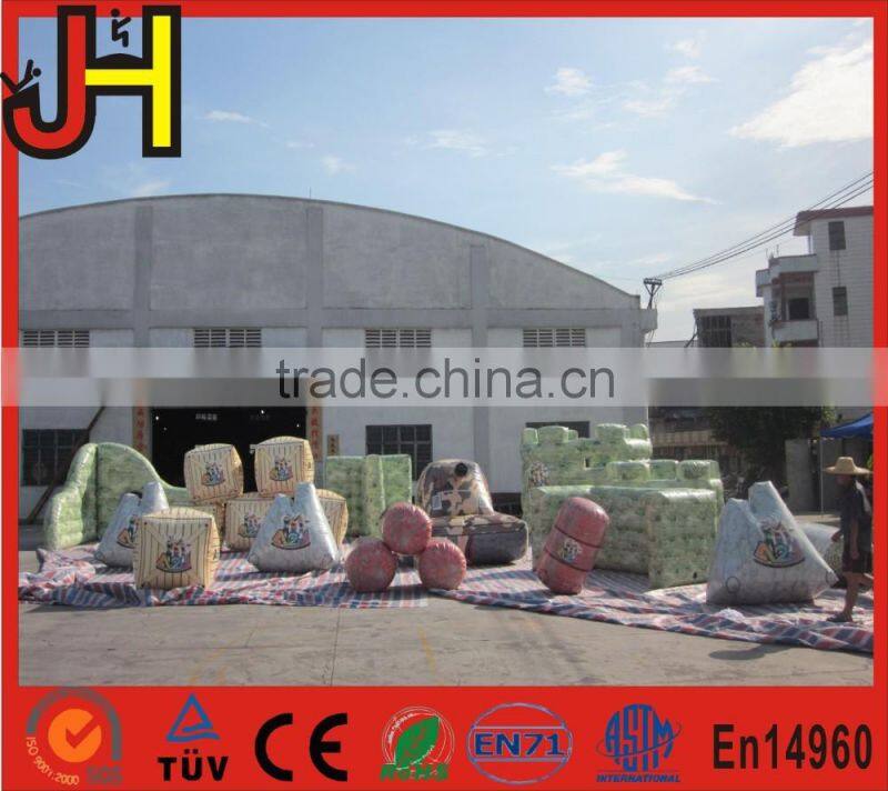 Obstacles Game Archery Laser Tag Speedball Inflatable Paintball Bunkers Field