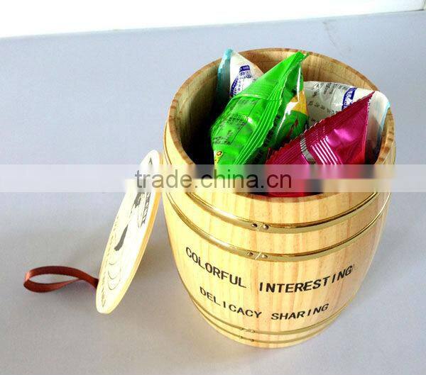 Promotional Small Wooden Barrel for candy