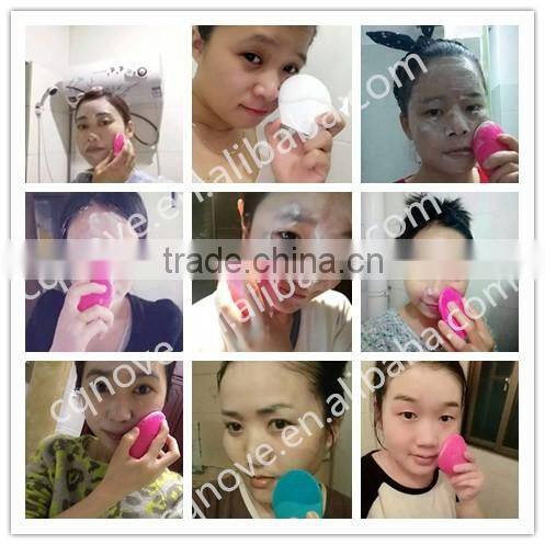 super silicone face brush, facial exfoliating brush for face care, brush electrical facial massage