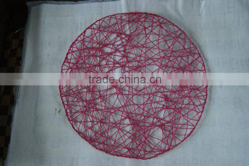 paper straw material placemat all kinds of color