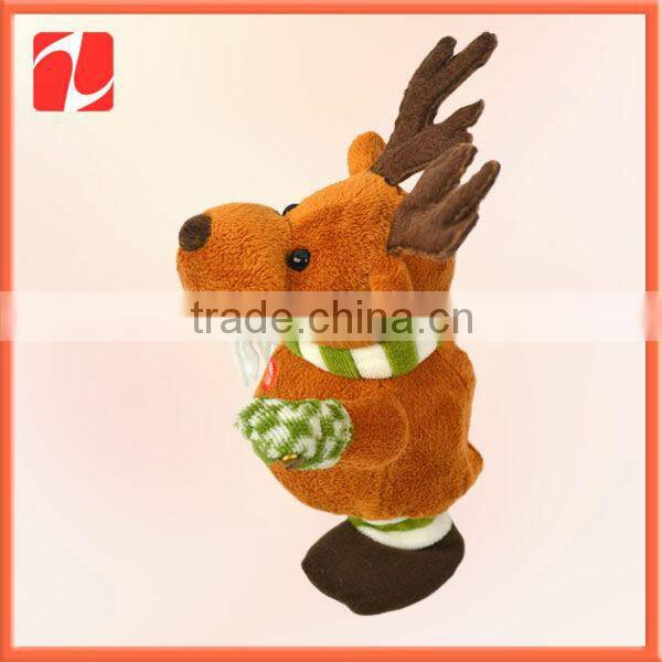 Exquisite pretty plush xmas toy OEM
