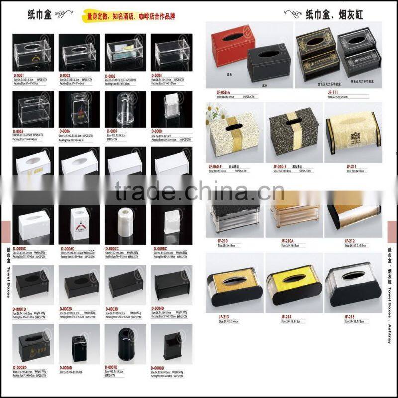 Plastic rectangle tissue box