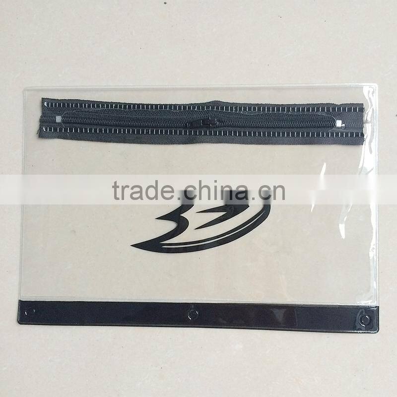 bulk custom printed vinyl pvc clear pouch