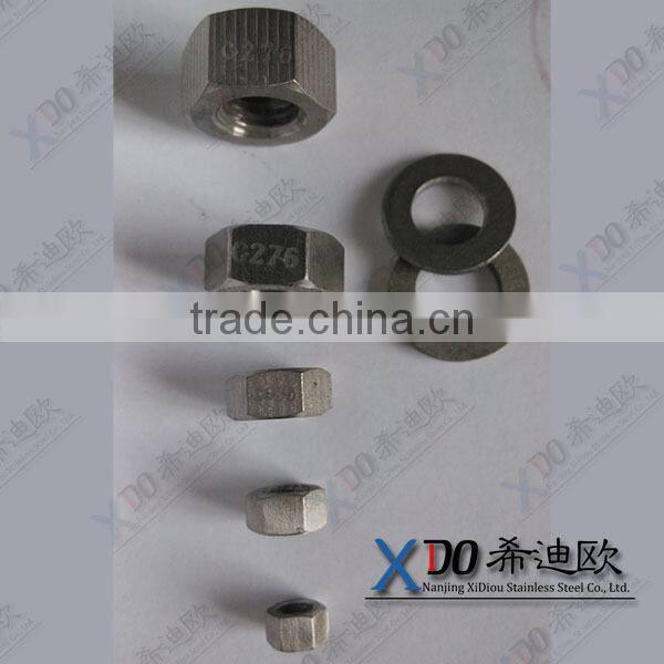 supplying Hastalloy C276 stainless steel nut hex nut din934