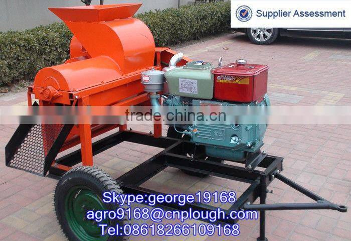 Agricultural maize power thresher