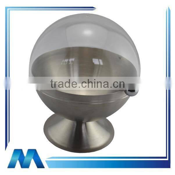 round shape stainless steel sugar jar