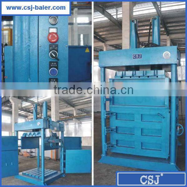 High capacity hydraulic waste cotton compactor machine used clothes baler machine