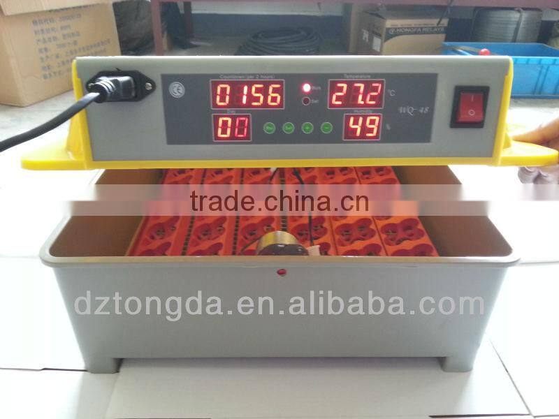 small chicken incubator mini size hold 48 /36/75/96 eggs