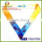 100% polyester lanyard with PVC card holder