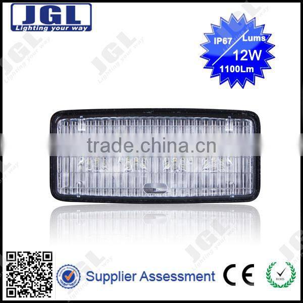 promotion price 12w 9-32v led work light lamp waterpoof flood led work light cree for truck tractor guangzhou jgl produce
