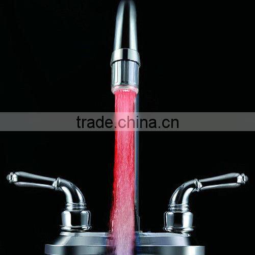 Temperature Sensor LED Water Faucet Glow Stream Light Green Red Blue