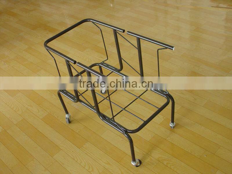 mobile pipe open wire roll cage carts