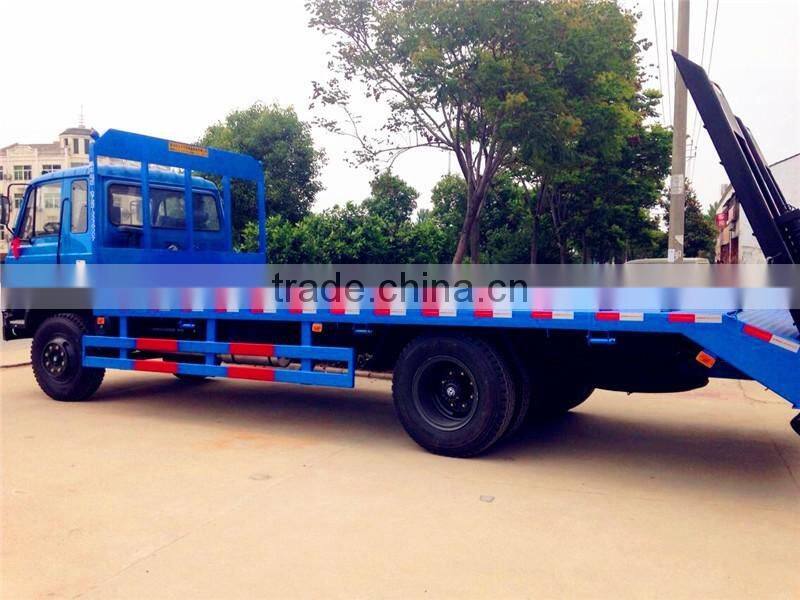 china dongfeng 145 4x2 flatbed tow truck in hot sale