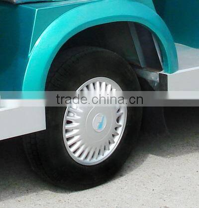 Solar electric vehicle with 14 seats, CE approved