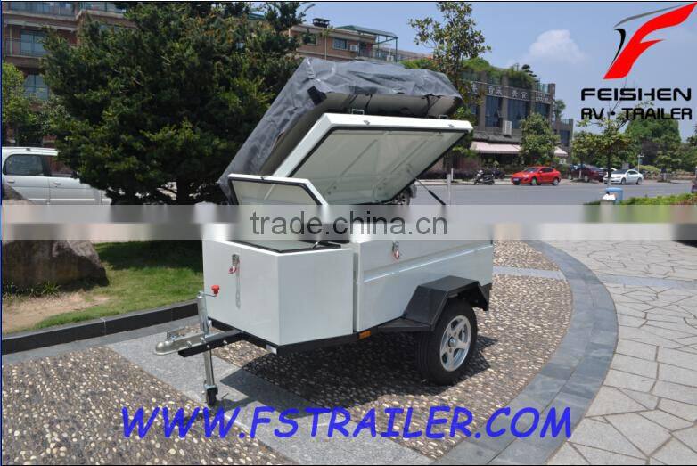 Professional manufacture camper trailer with roof tent FS-X1