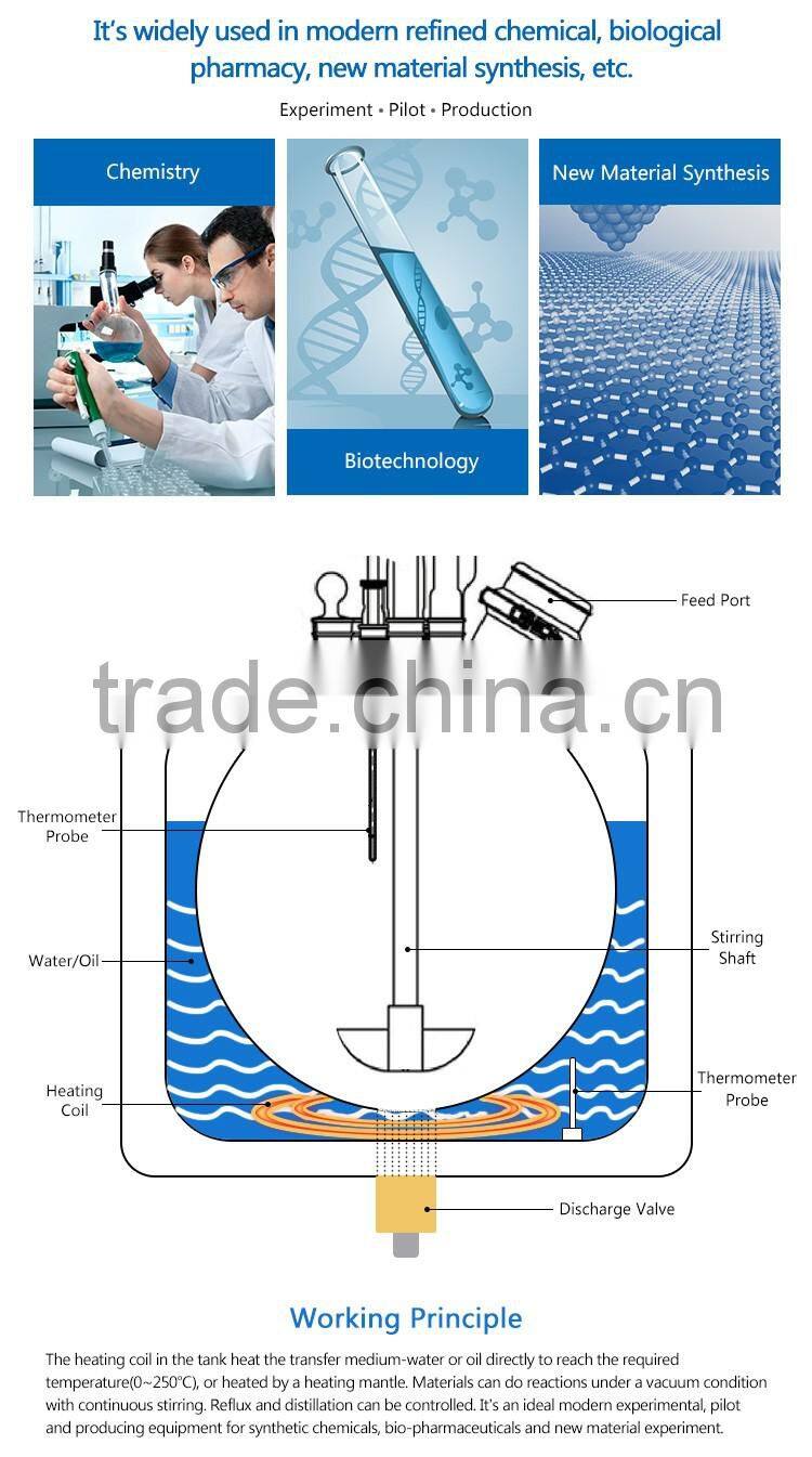 Single Layer Borosilicate Glass Reactor