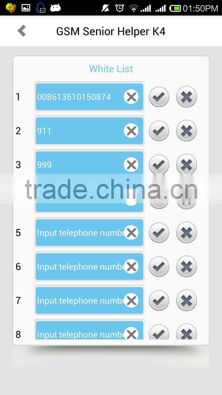 Elderly Alarm Monitoring System GSM dialer panic button