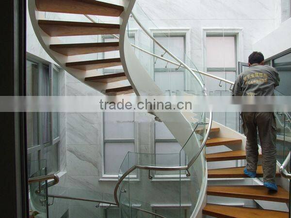 Steel stairs and membrane structures