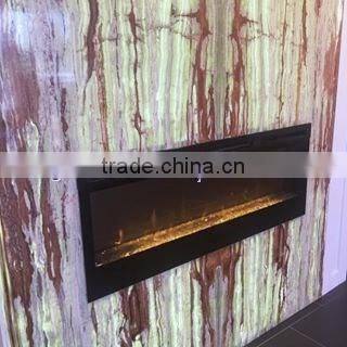 Custome made BACKLIT ONYX FIREPLACES