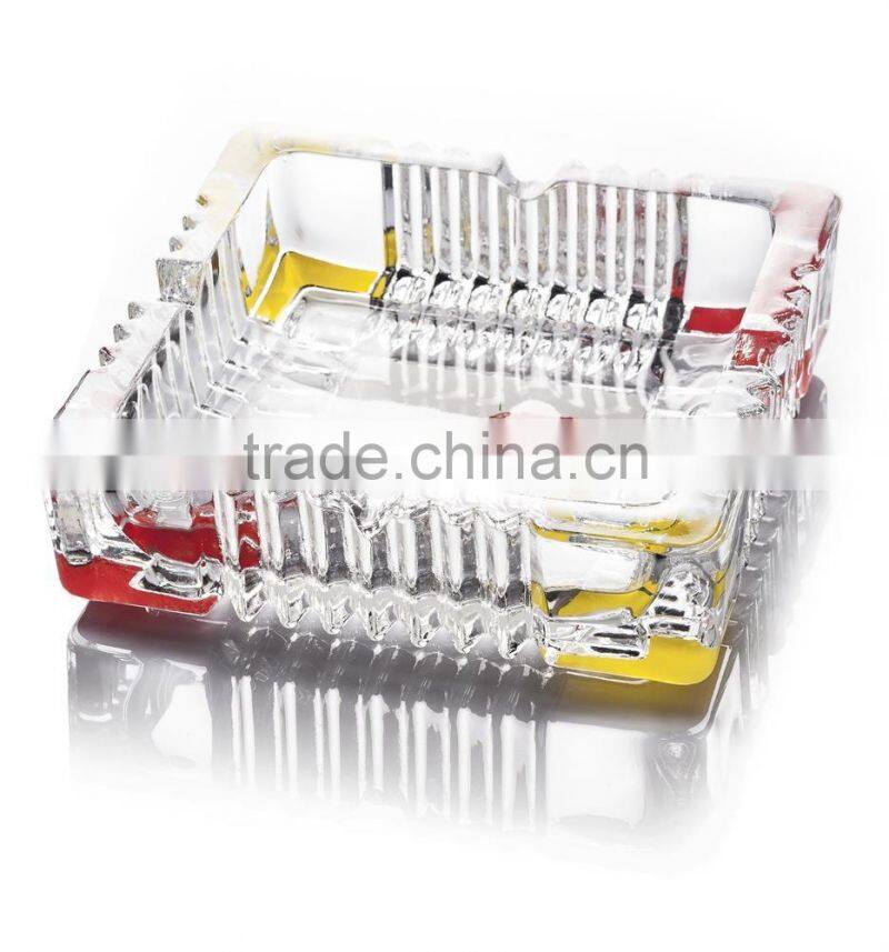 Square Shape Glass Ashtray large glass ashtray