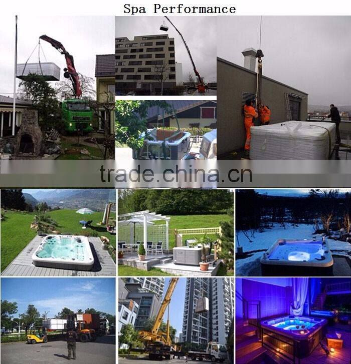 3 seats portable bathtub whirlpool A430 with TV