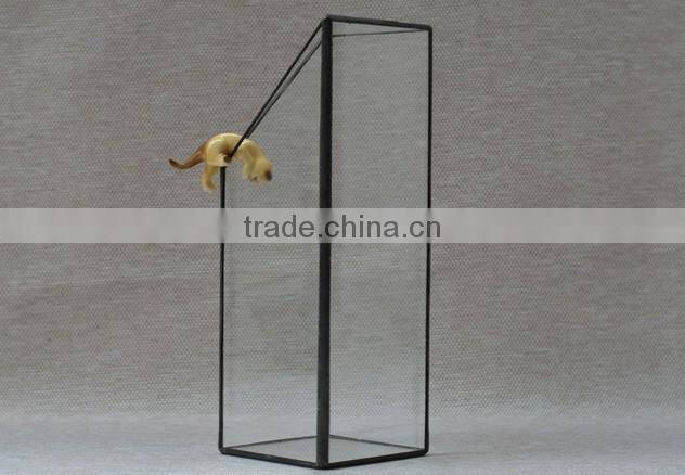 Home DIY decor micro landscape clear terrarium geometric glass greenhouse